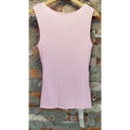 TIPS Womens Sleeveless Top M Pink Ribbed Knit NWT Viscose Polyamide