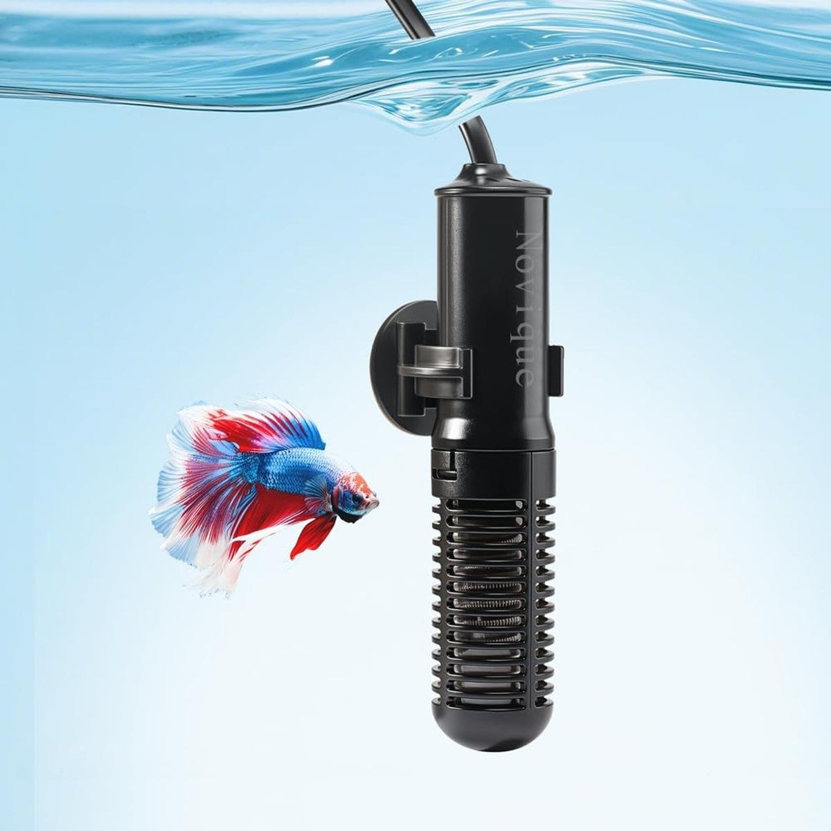Novique 25W Aquarium Heater Submersible Constant Temp Preset 78F Mini Betta Fish