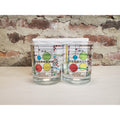 Frank Lloyd Wright Geometric Drinking Glasses Set Cocktail Tumblers