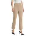 AFJTB Womens Cropped Flare Pants XS Brown Knit Stretch Pull On High Waist