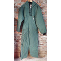 BIG BILL Mens Insulated Coverall L Regular Dark Green Hooded Full Zip Workwear