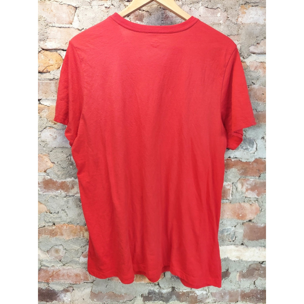 Holiday Time Womens T Shirt Christmas Santa Graphic Print XXL 20 Red