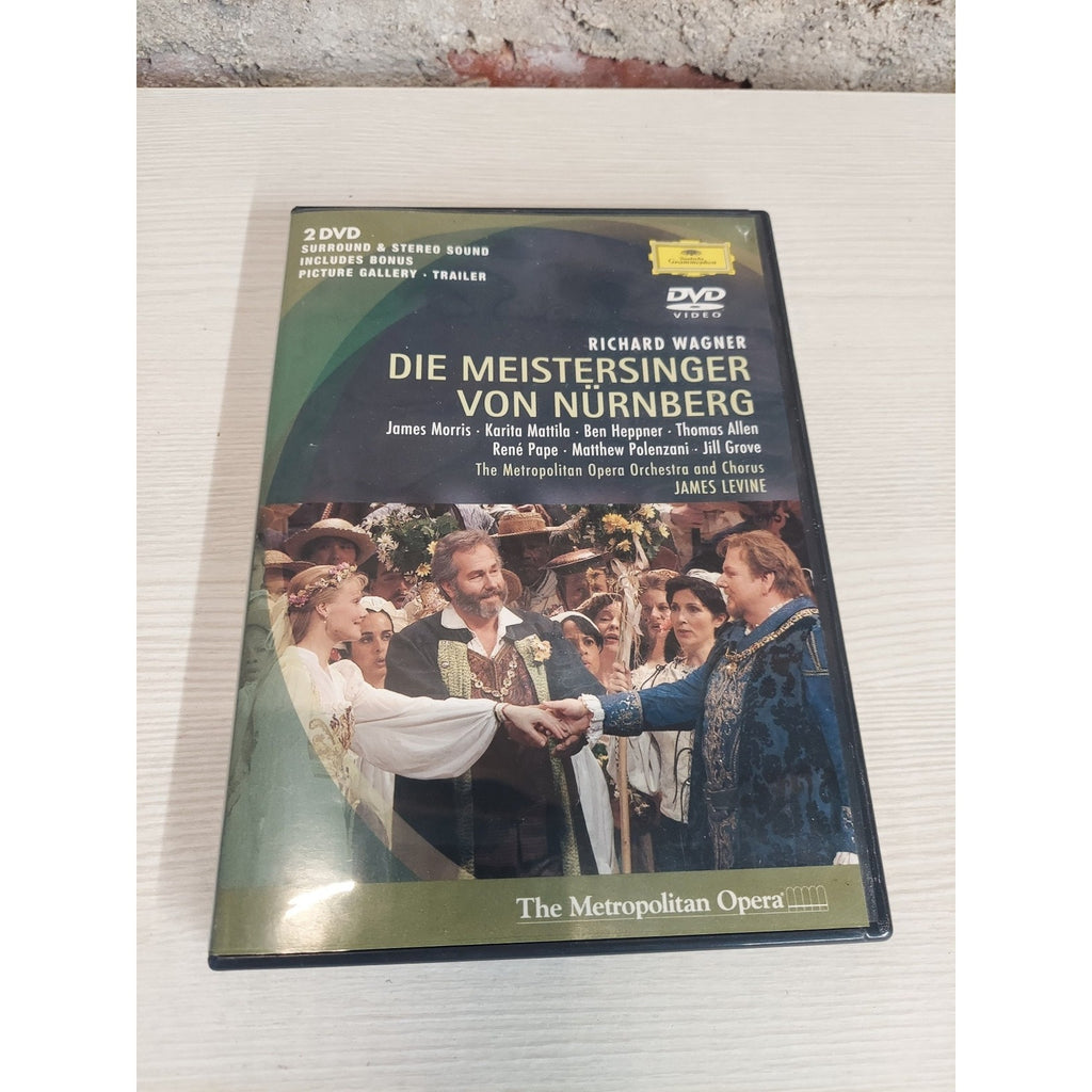Richard Wagner Die Meistersinger von Nürnberg 2 DVD James Levine