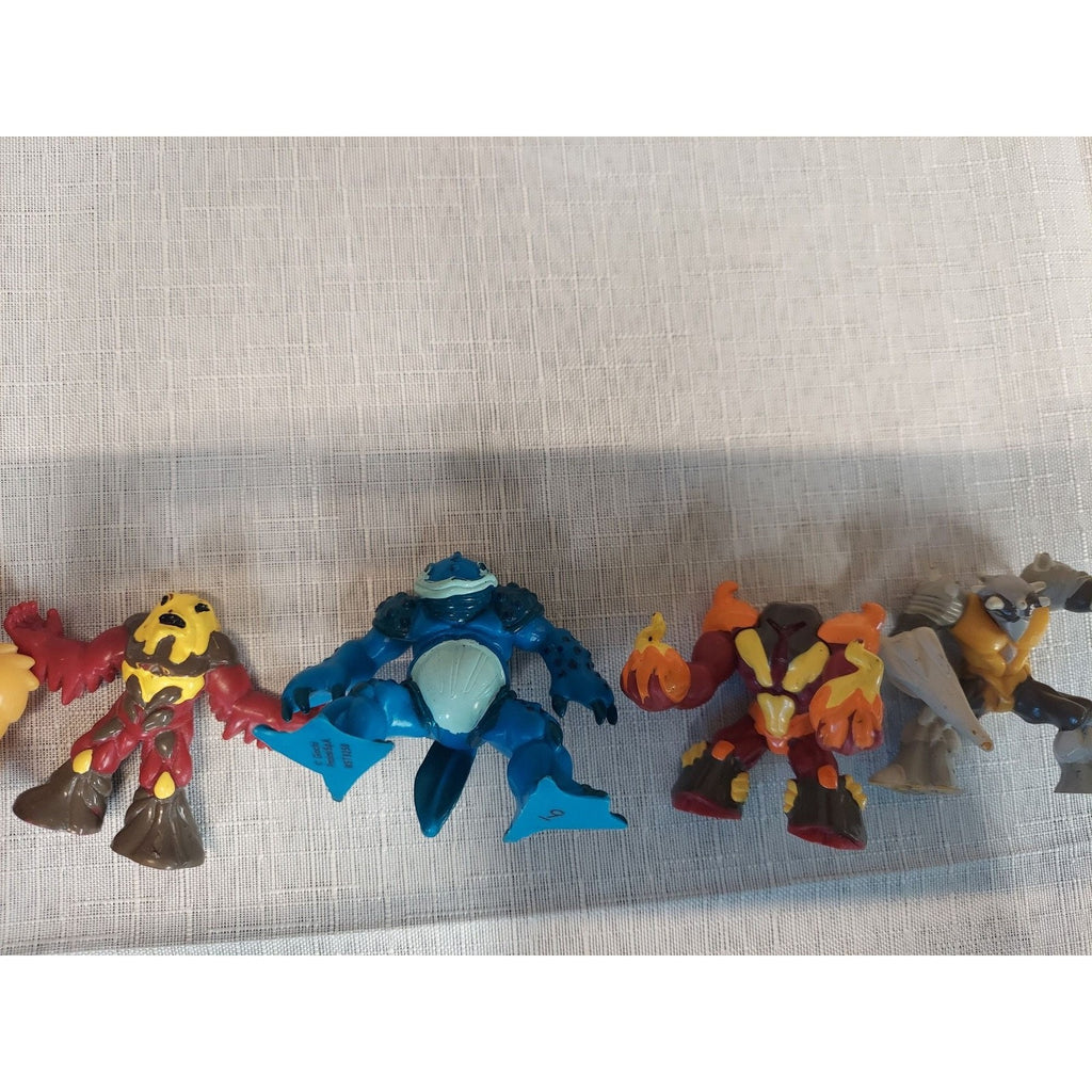 Ben 10 Gormiti Mini Action Figure Lot 8pc Cartoon Network Toy Bundle Collection