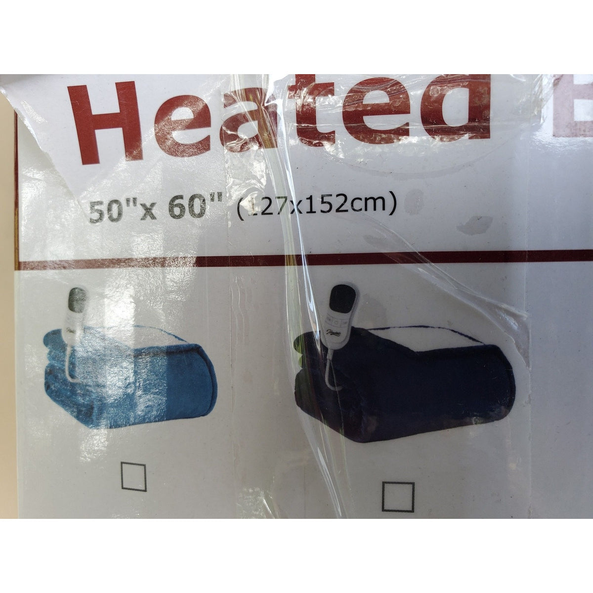 Homemate Heated Electric Blanket Throw 50x60 Ultra Soft Auto-Off