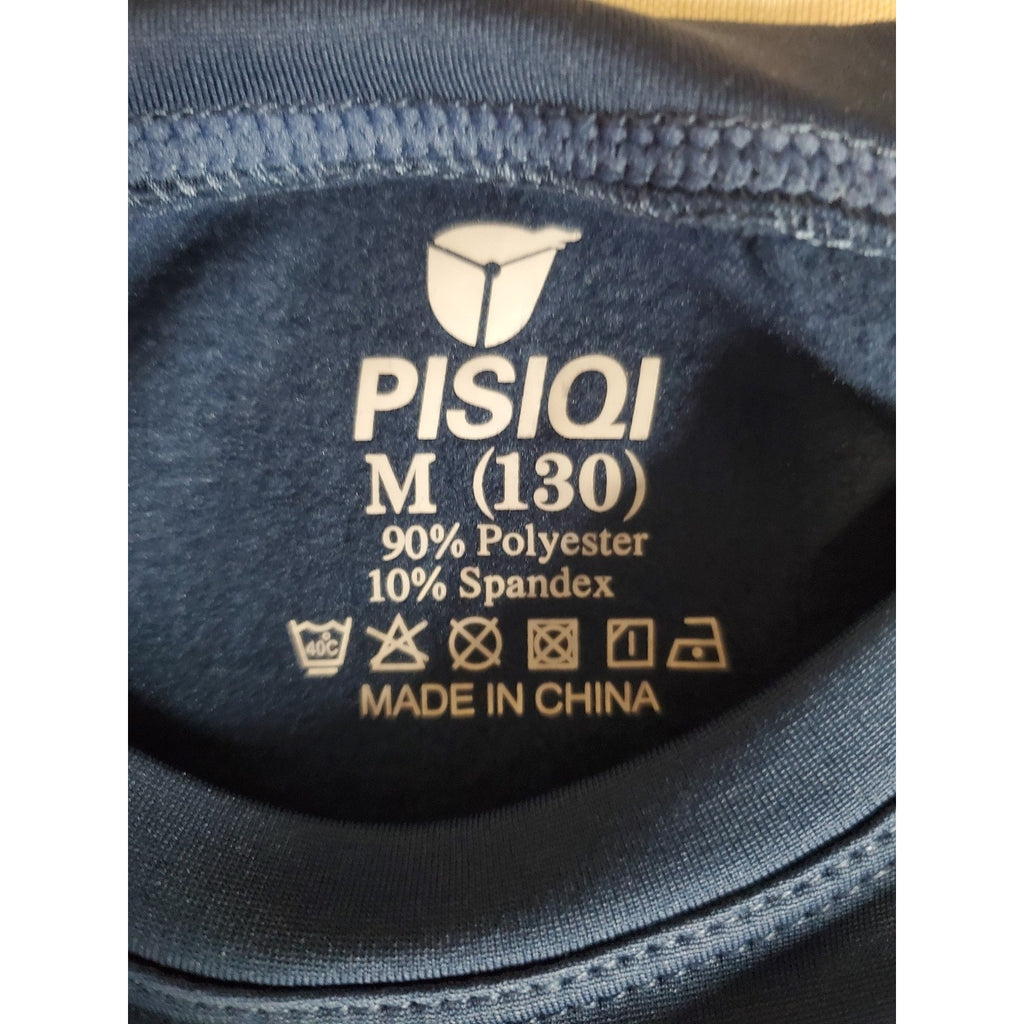 PISIQI Youth Thermal Set M Navy Blue Polyester Spandex Base Layer