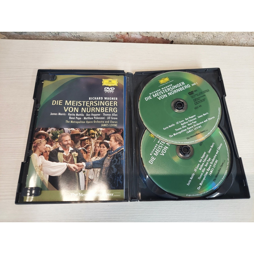 Richard Wagner Die Meistersinger von Nürnberg 2 DVD James Levine