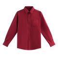 AOLIWEN Boys Long Sleeve School Uniform Shirt Size 12 Red Button Up