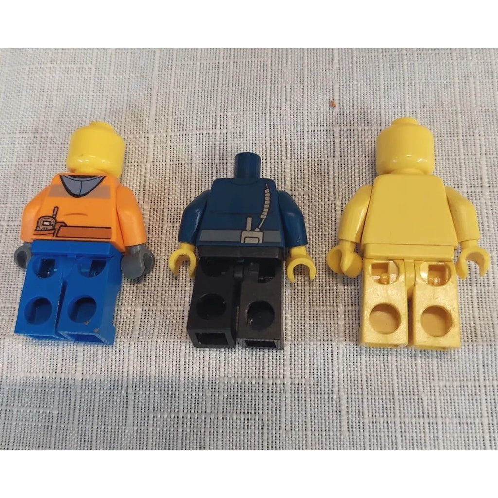 LEGO Minifigure Lot Classic Space Yellow Spaceman Police Officer City Worker