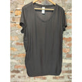 Time And Tru Womens Maternity T-Shirt XXL 2XL Size 20 V Neck Short Sleeve