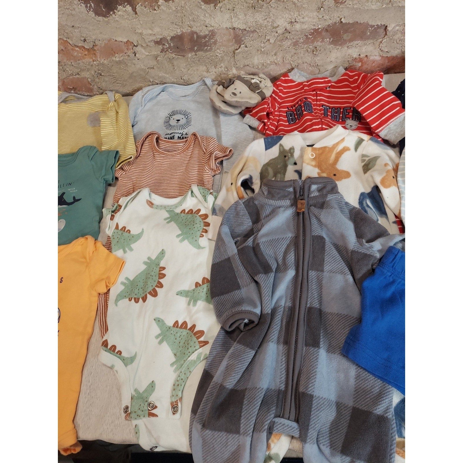 Carter's Baby Infant Lot Bundle 3 Months Bodysuits Sleepers Pants Multicolor