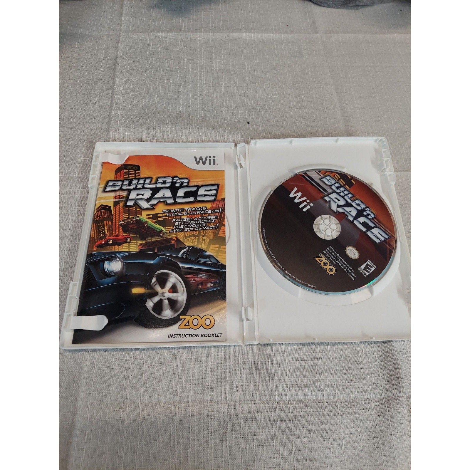 Build n Race Nintendo Wii Complete CIB with Manual Video Game Racing