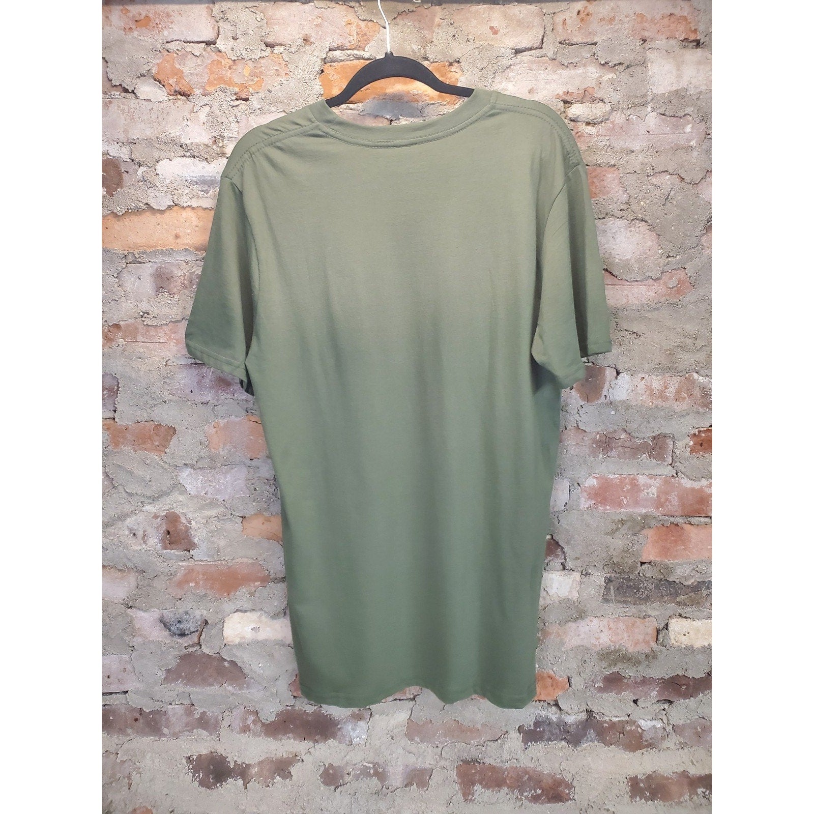 Outlash Wear Mens T Shirt M Olive Green Funny Graphic Tee Under New Management