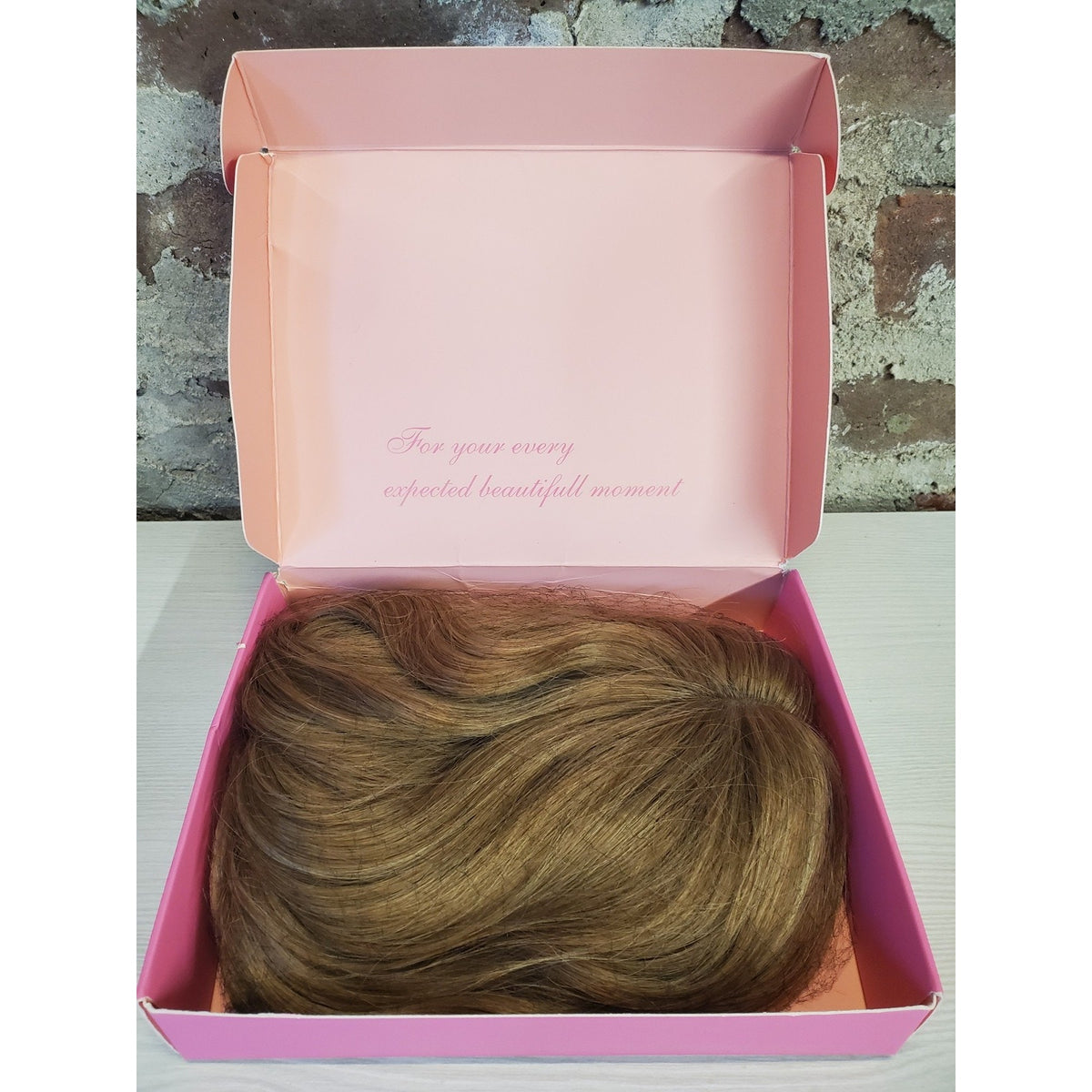Womens Blonde Wavy Hair Topper 16 Inch 6.5x6.5 Base Full Volume Clip In