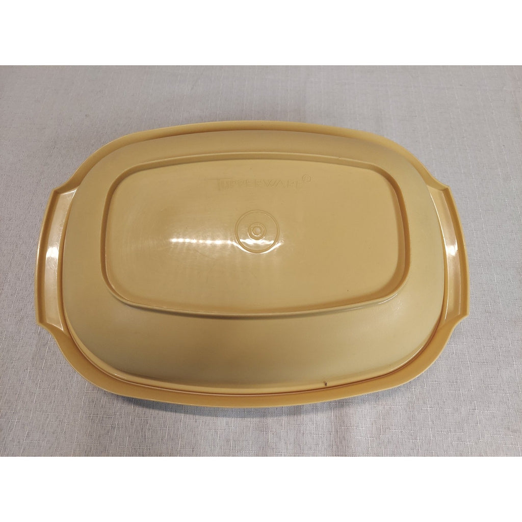 Tupperware Steamer Warmer Set 1273-4 Yellow White Vintage Kitchenware Food