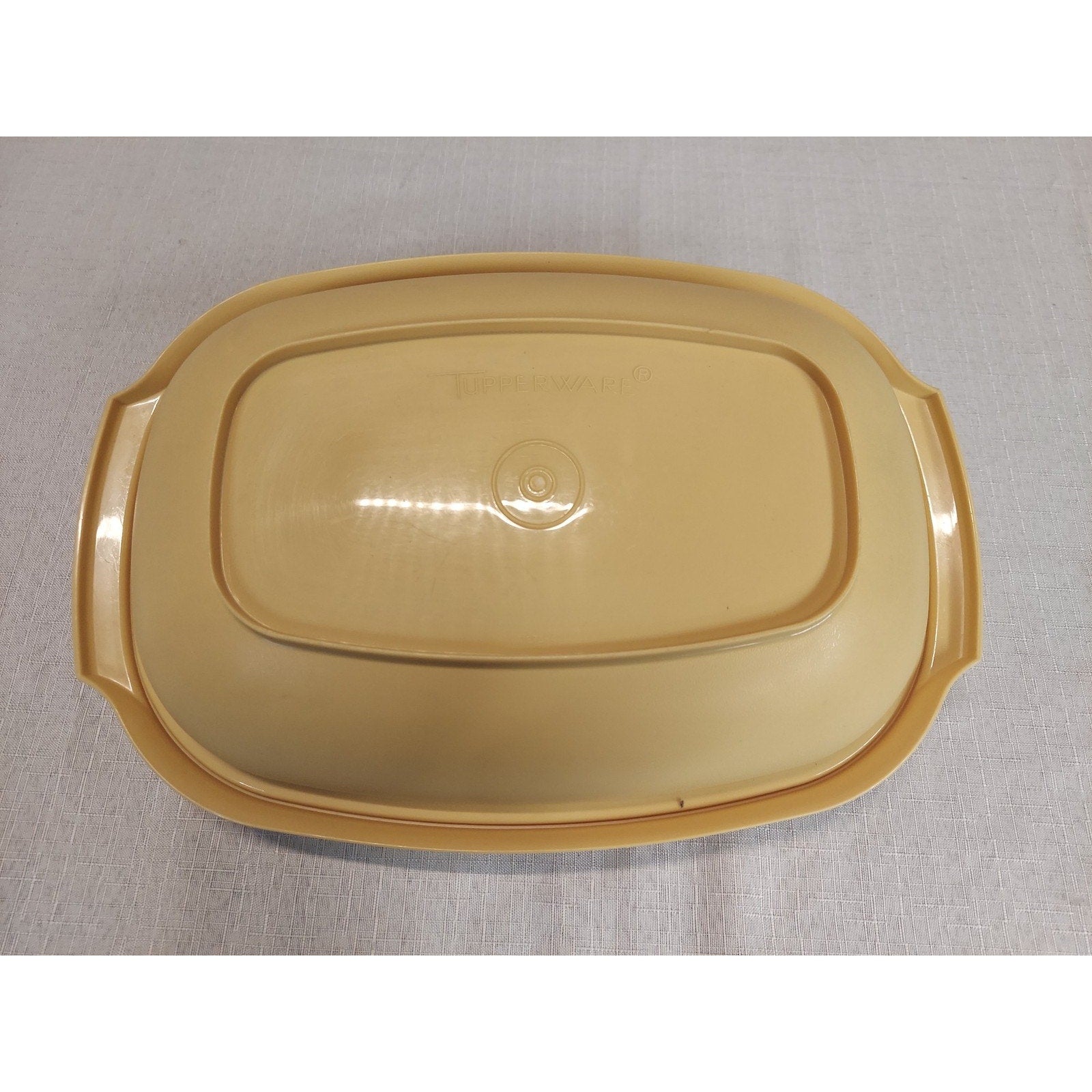 Tupperware Steamer Warmer Set 1273-4 Yellow White Vintage Kitchenware Food