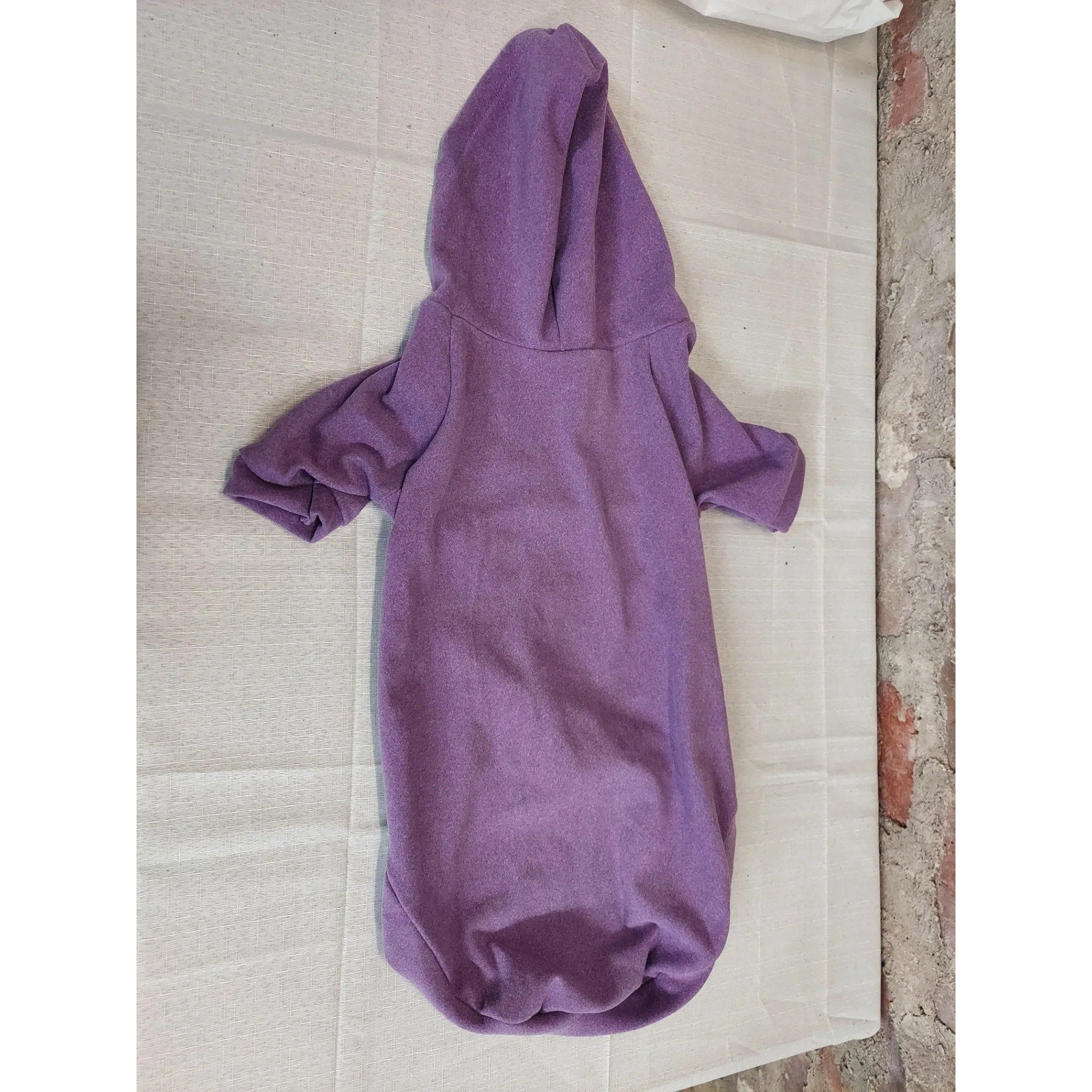 Dog Hoodie Sweatshirt Pullover Sweater Purple Pet Clothes Apparel Coat SZ XL