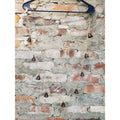 Rustic Farmhouse Jute Rope Bell Garland Bronze Metal Vintage Style Christmas