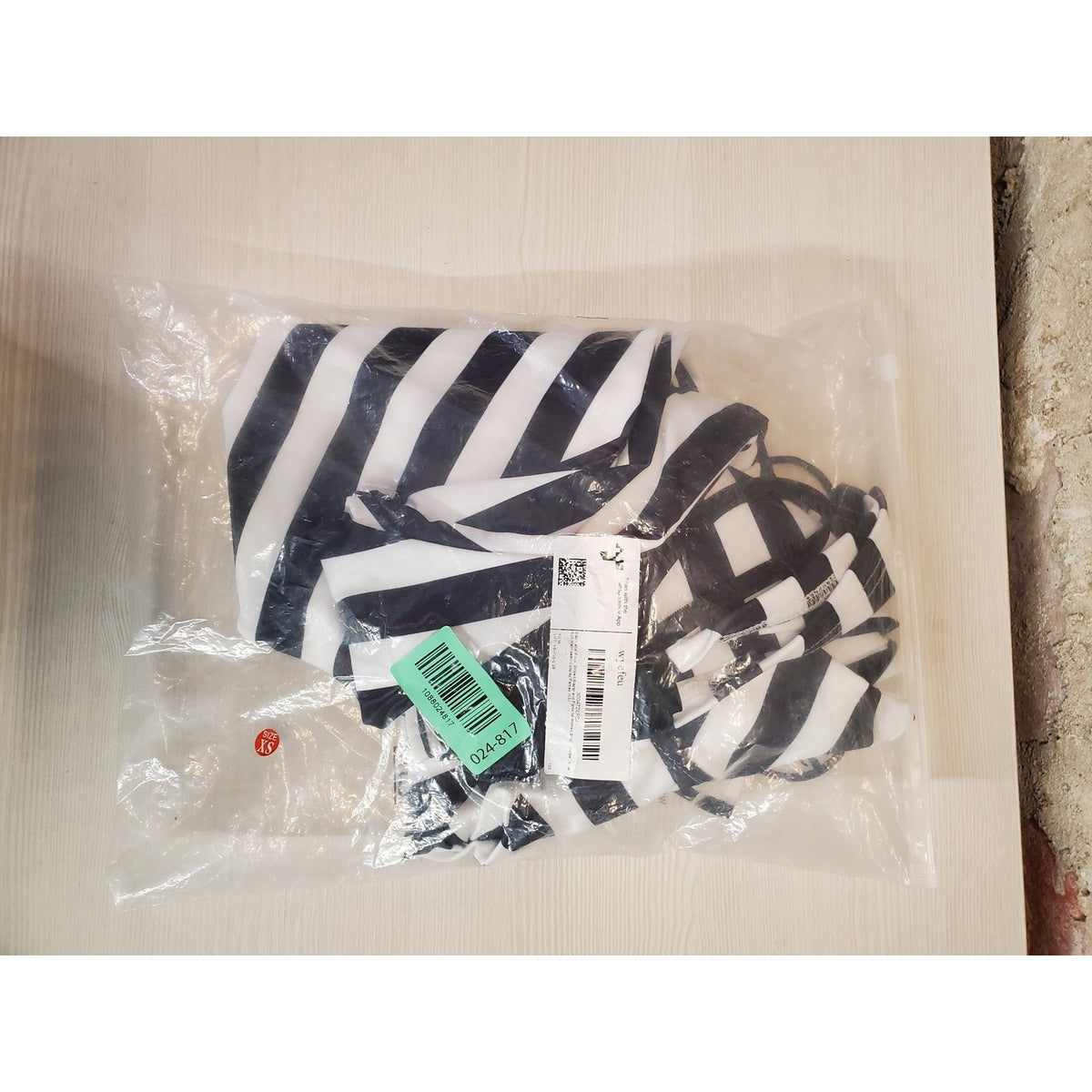 Beetlejuice Womens Sz XS Halloween Costume Black White Striped Pinstripe Suit