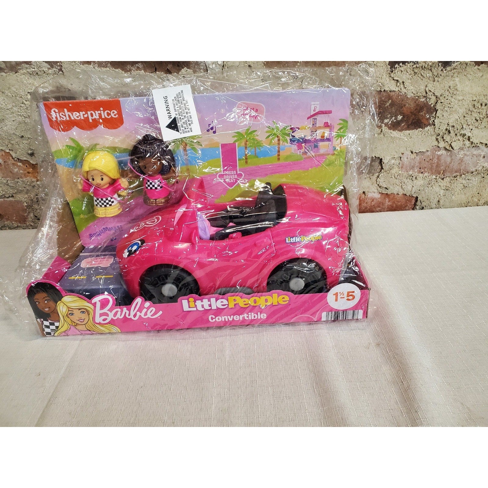 Fisher-Price Barbie Little People Convertible Car Dolls Musical New Sealed 1-5