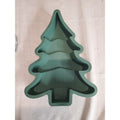 Christmas Tree Silicone Mold Baking Cake Jello Soap Craft Holiday Green 10 Inch