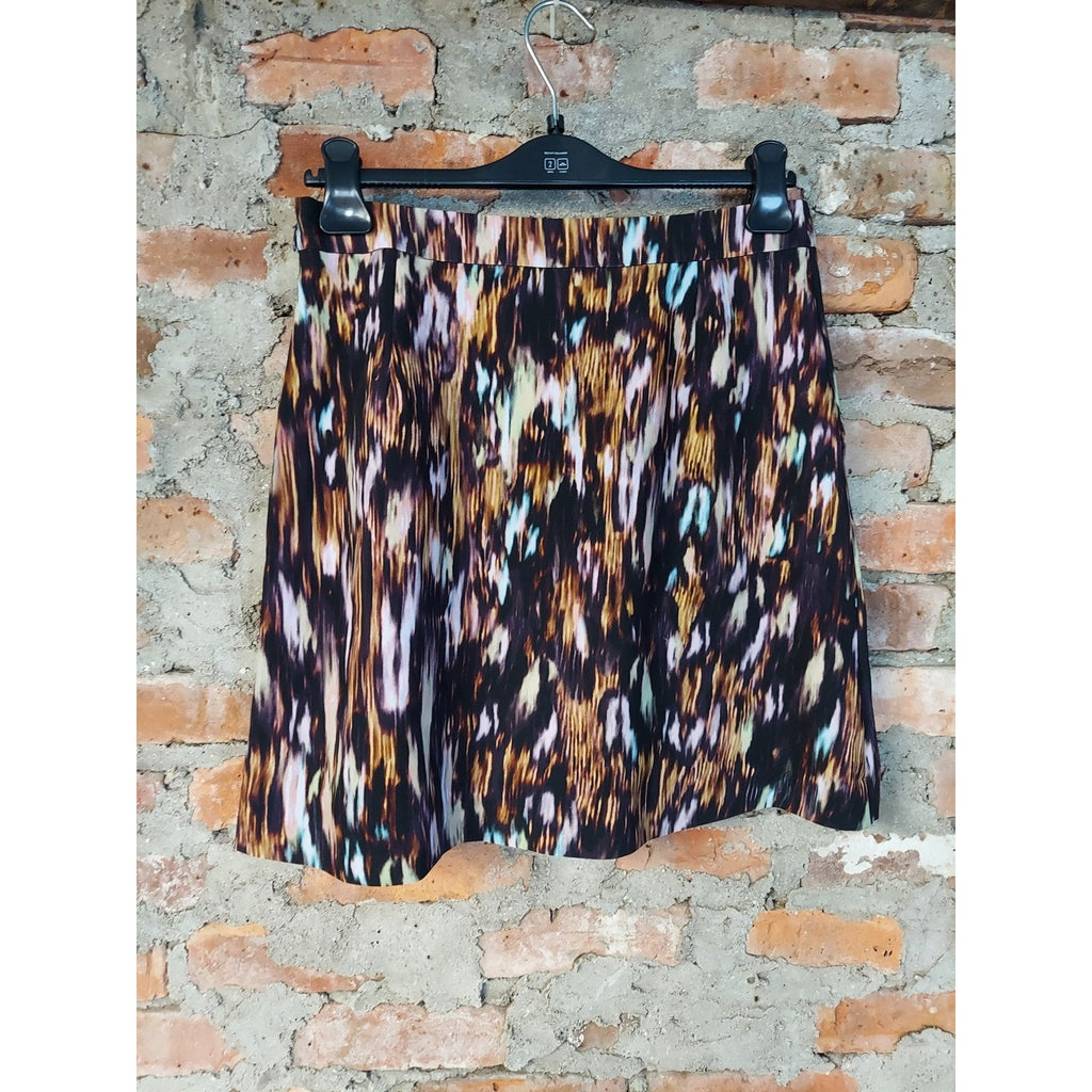 Paul Smith Womens Mini Skirt 44 US 12 14 Multicolor Abstract Print Polyester NWT