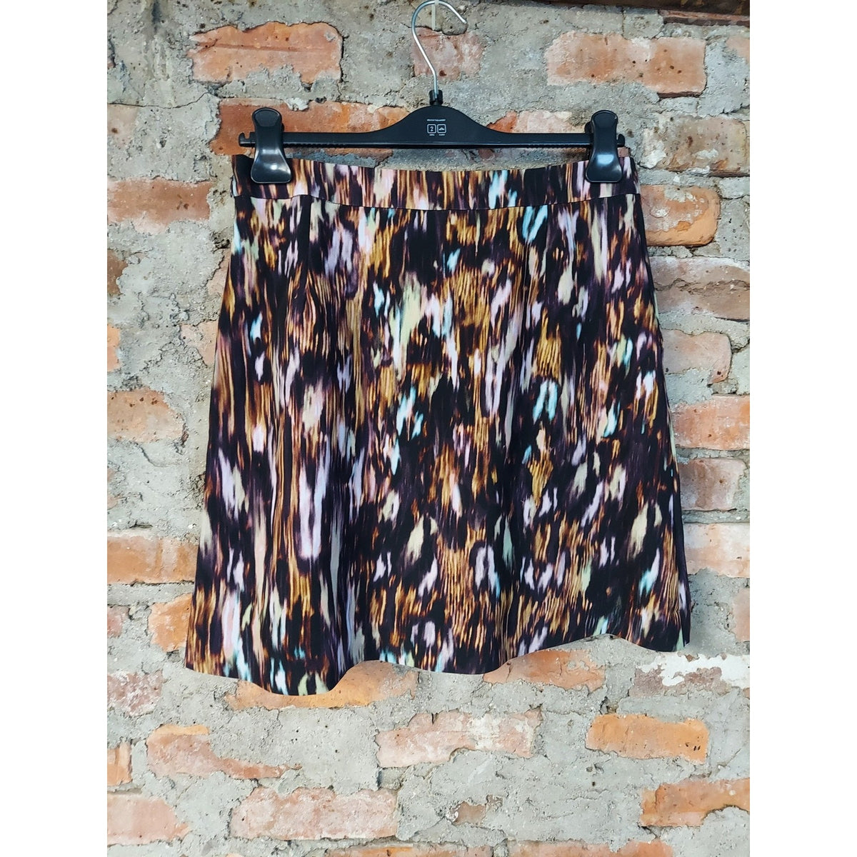 Paul Smith Womens Mini Skirt 44 US 12 14 Multicolor Abstract Print Polyester NWT