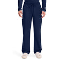 Cherokee Workwear Mens Scrub Pants S Navy Blue WW190 Drawstring Cargo NWT
