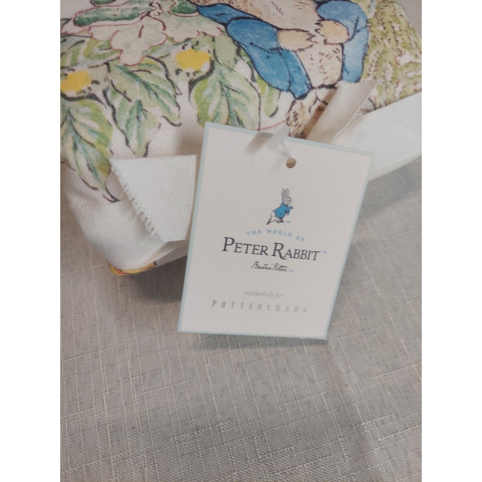 Pottery Barn Peter Rabbit Beatrix Potter Table Runner 18x108 Inch New NWT