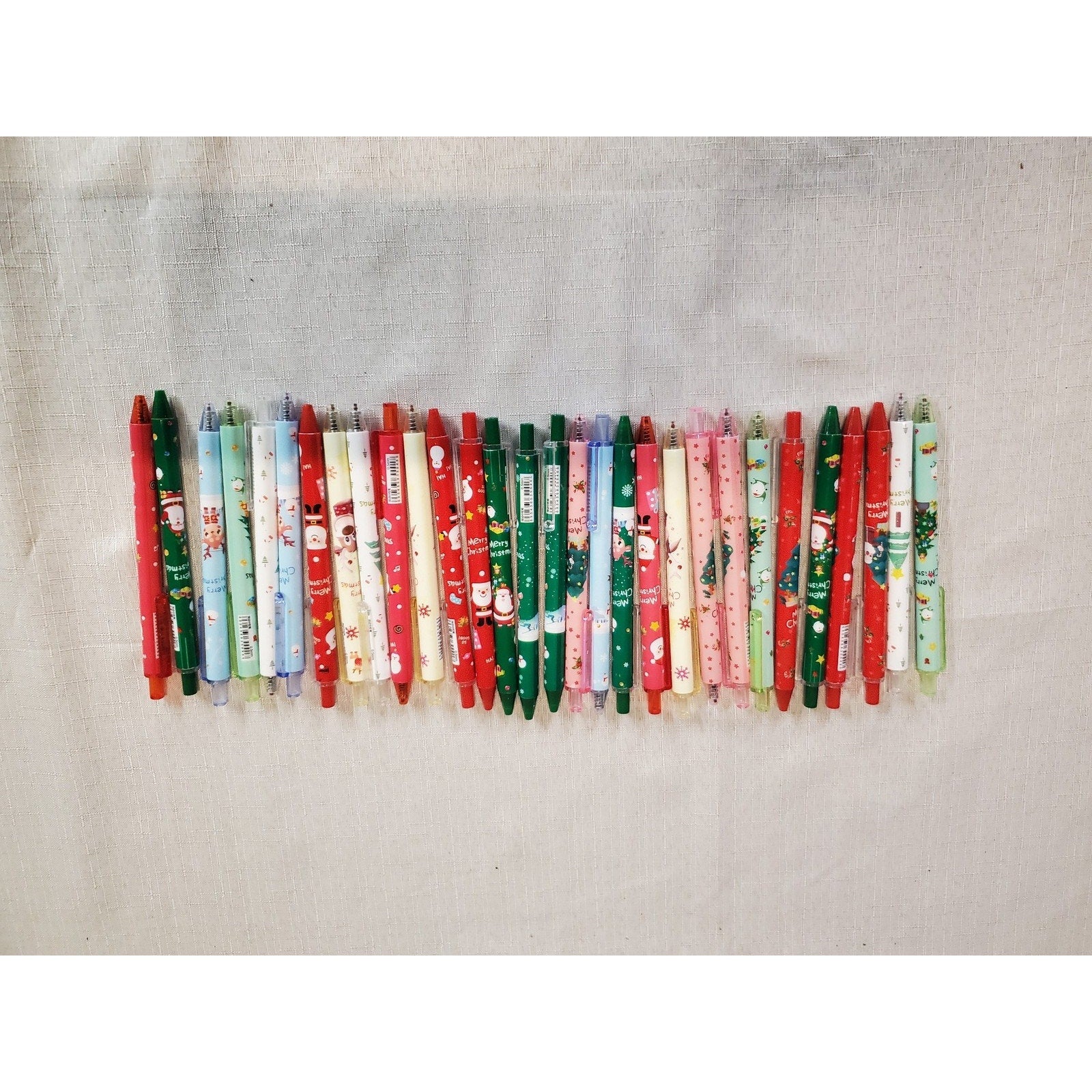 Christmas Gel Pens 28 Pack Holiday Stationary Office Supplies Cute Set