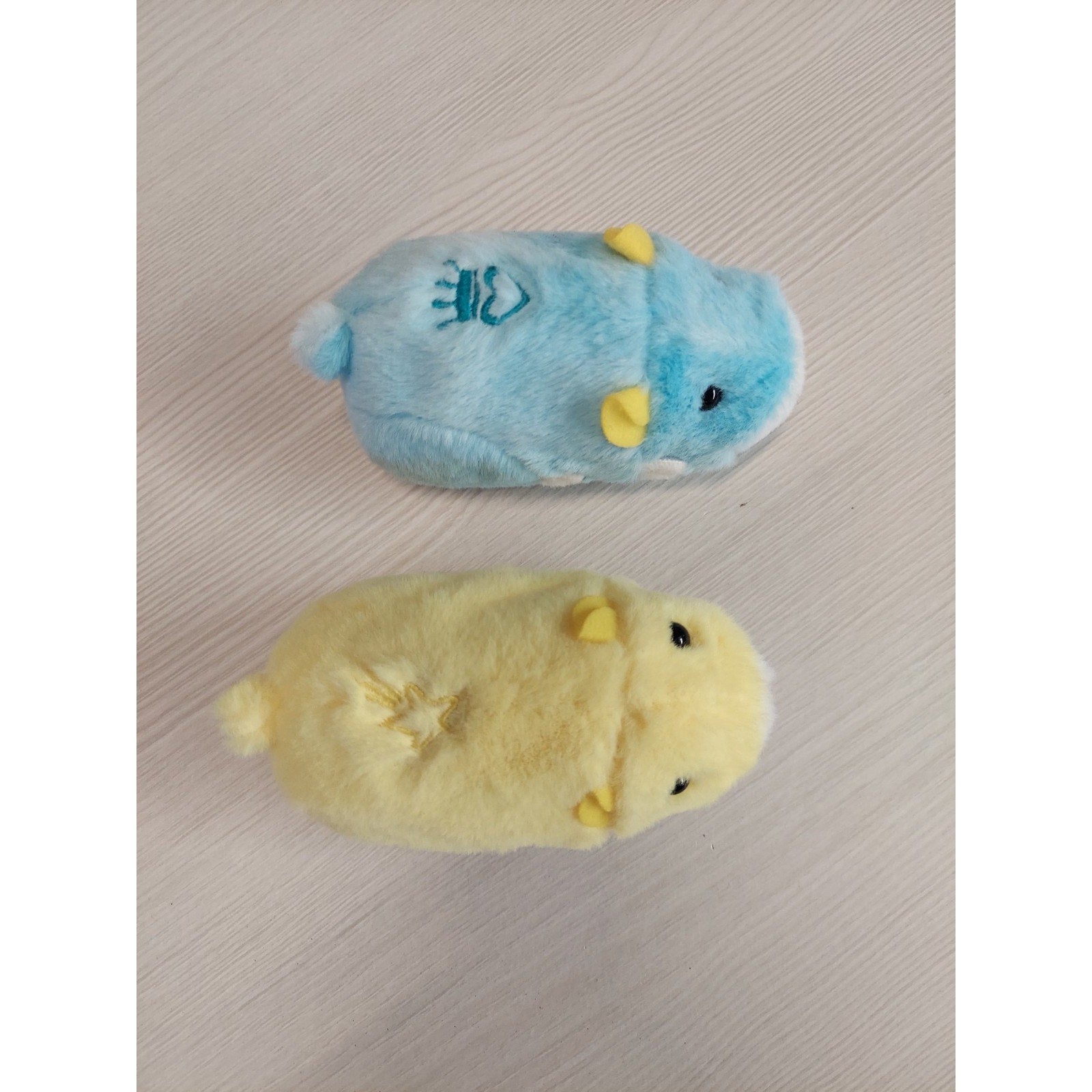 ZhuZhu Pets Robotic Hamster Toy Electronic Moving Plush 2 Pack Yellow Blue