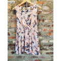 Torrid Womens Sleeveless Top Size 1 1X Pink Floral Print Twist Front Blouse