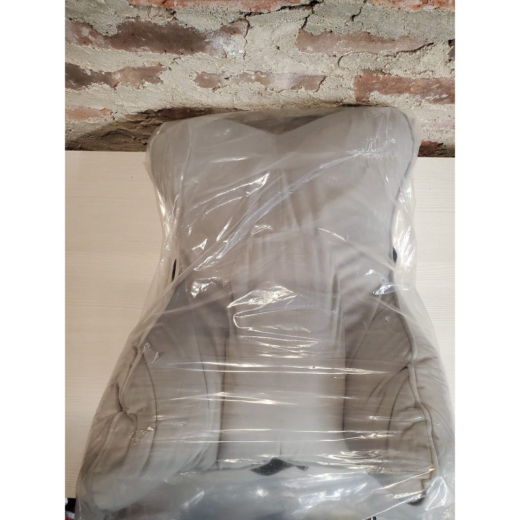 Lumbar Support Pillow Back Cushion Car Seat Office Chair Grey Adjustable Strap