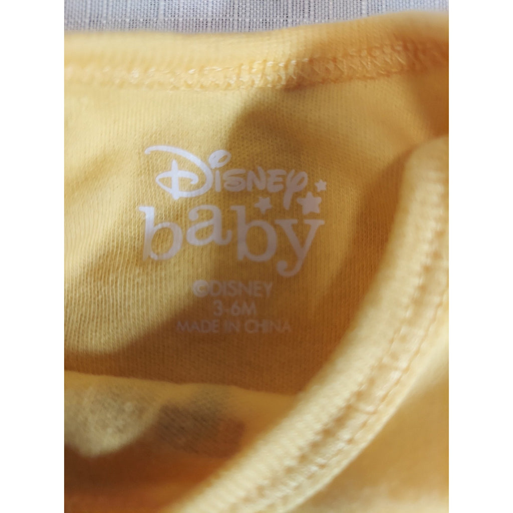 Disney Baby Lion King Bodysuits Simba Timon Pumbaa 4 Pc Set Lot 3-6M Multicolor
