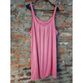 Ekouaer Womens Nightgown Sleep Dress 2XL Pink Sleeveless Chemise Loungewear