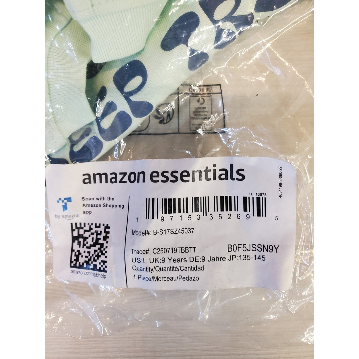 amazon essentials Boys Sz L T Shirt 9 Years Mint Green Truck Keep Truckin