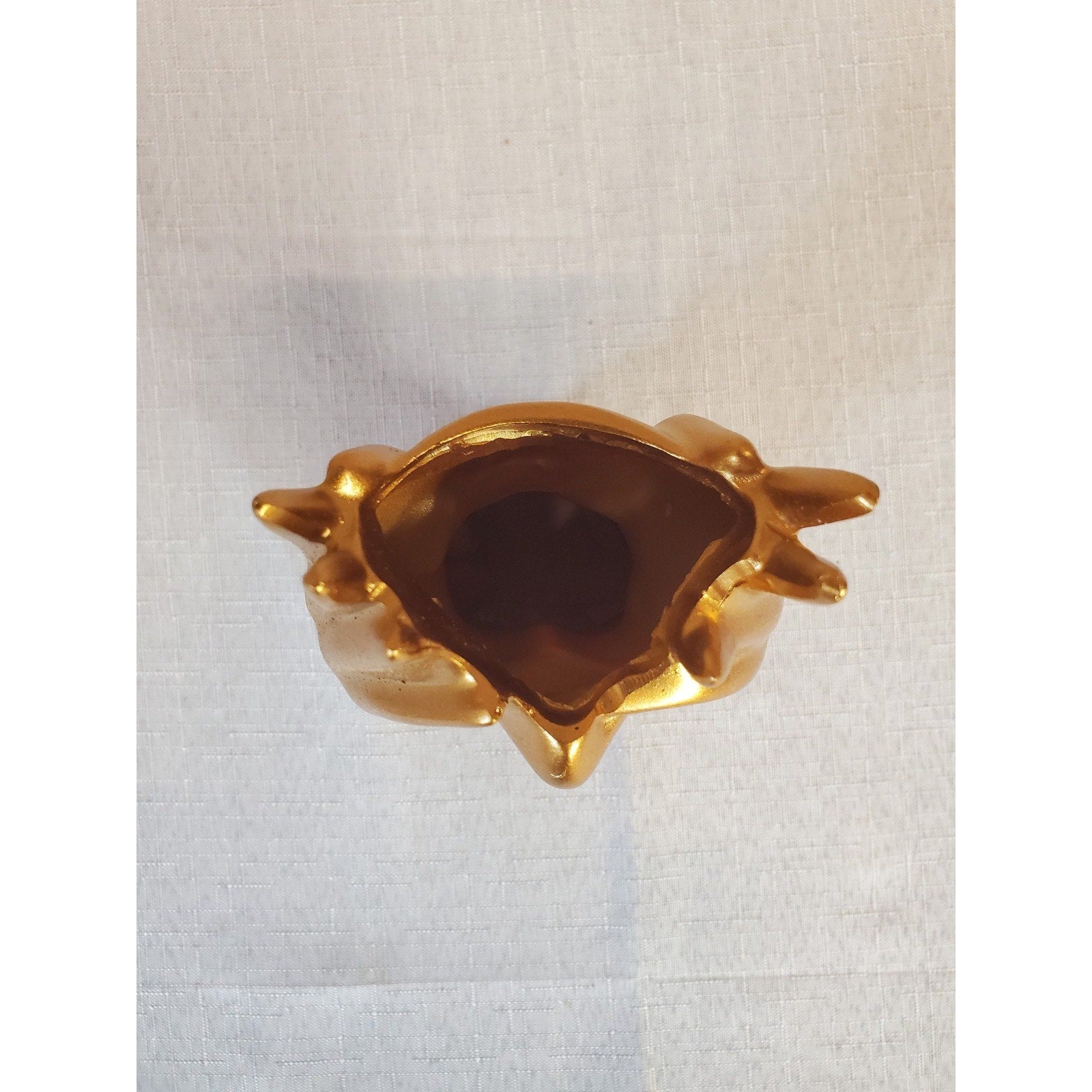 Gold Hands Face Vase Modern Abstract Sculpture Planter Home Decor