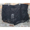 Swim Mixers Womens Swim Shorts Cover Up XXL Black Crochet Lace Beachwear