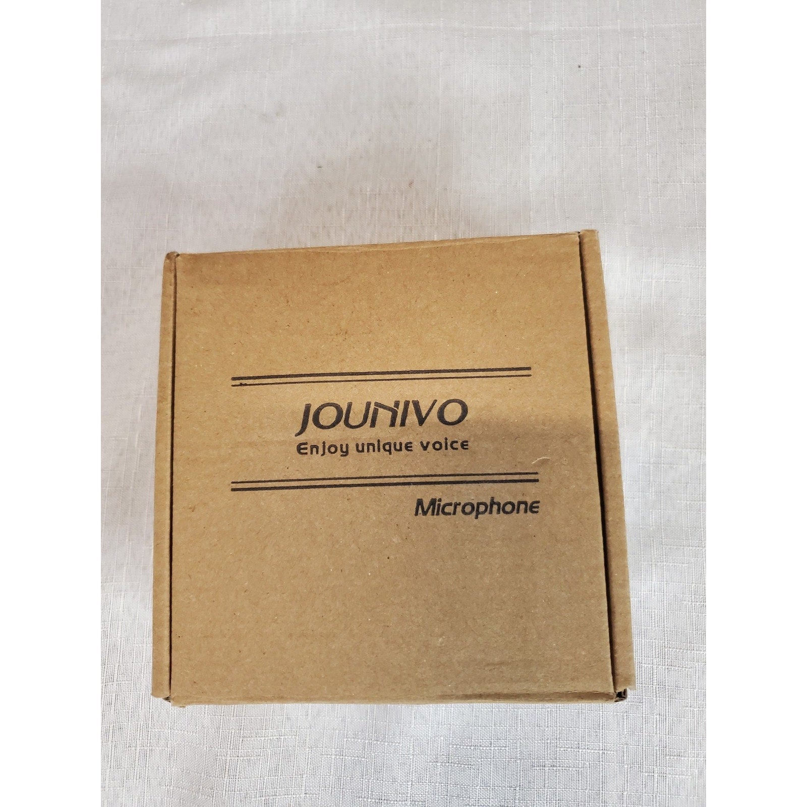 JOUNIVO USB Microphone Desktop Stand Gooseneck Black PC Gaming Streaming