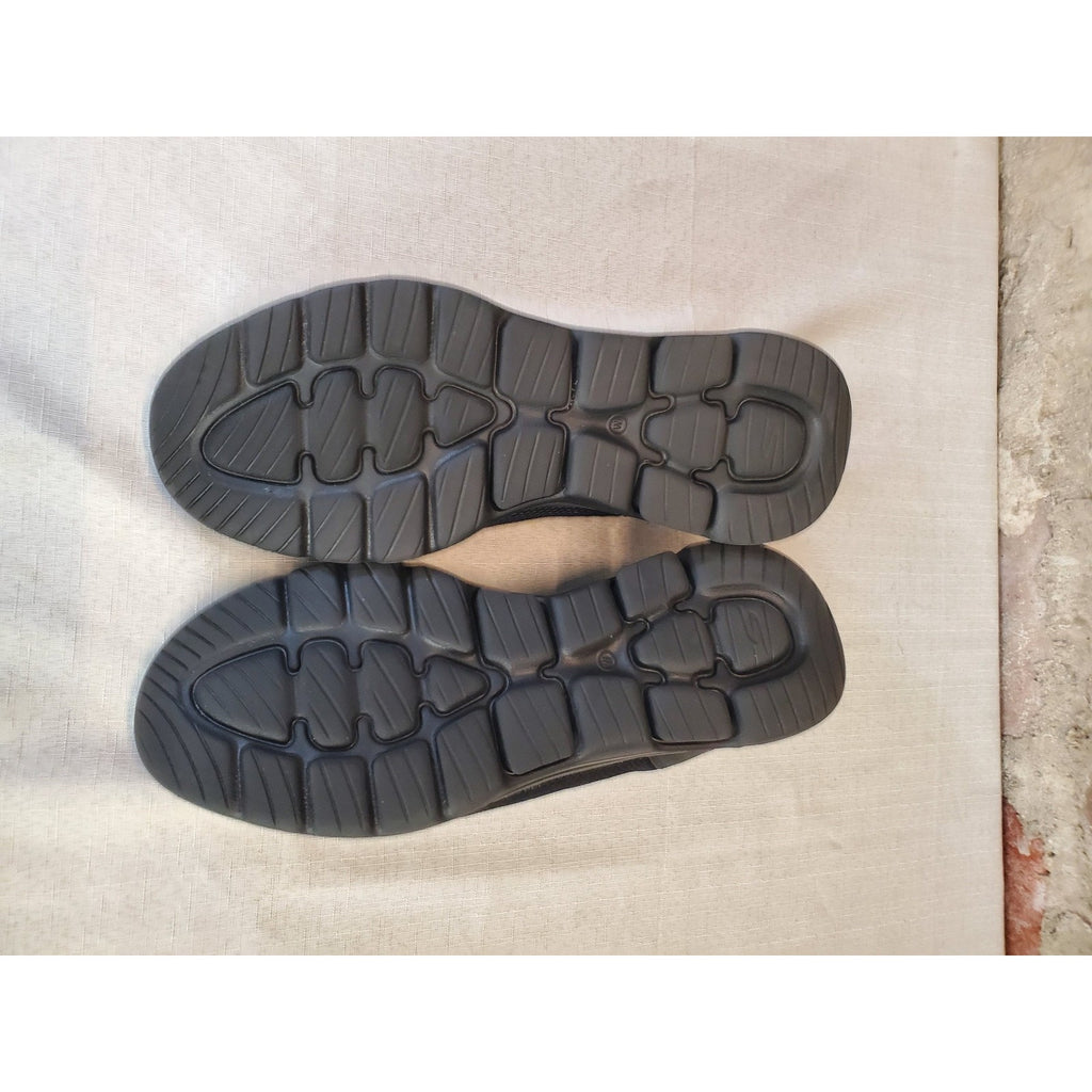 Skechers Go Walk 5 Womens 12 Mens 9 Black Mesh Slip On Walking Shoes