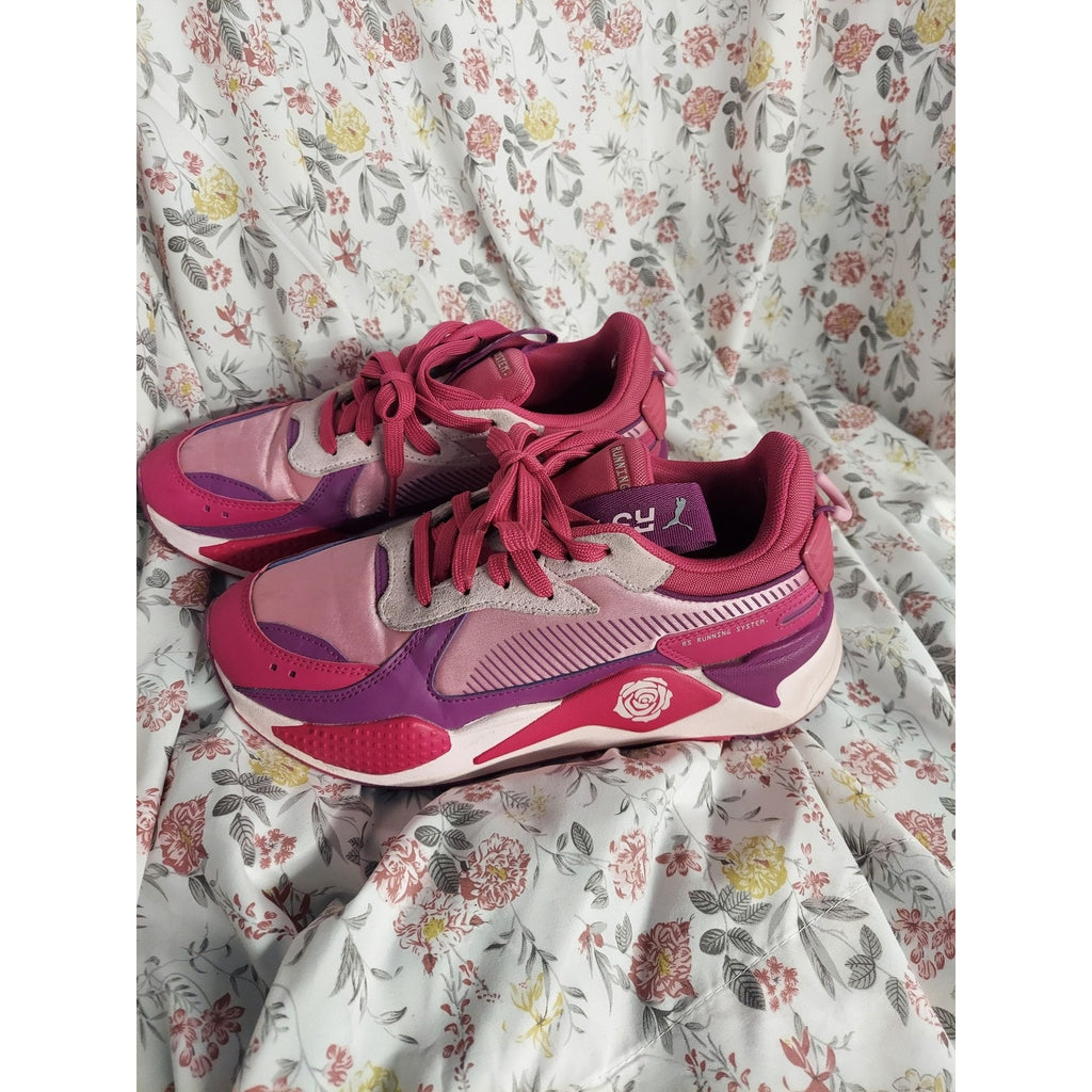 Puma RS-X Running System Sneakers Pink Purple Womens 6.5 Rose Detail