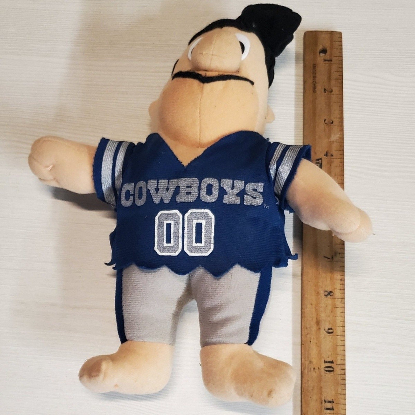 Play-By-Play Dallas Cowboys NFL Football Fred Plush Toy Stuffed Animal Vinage