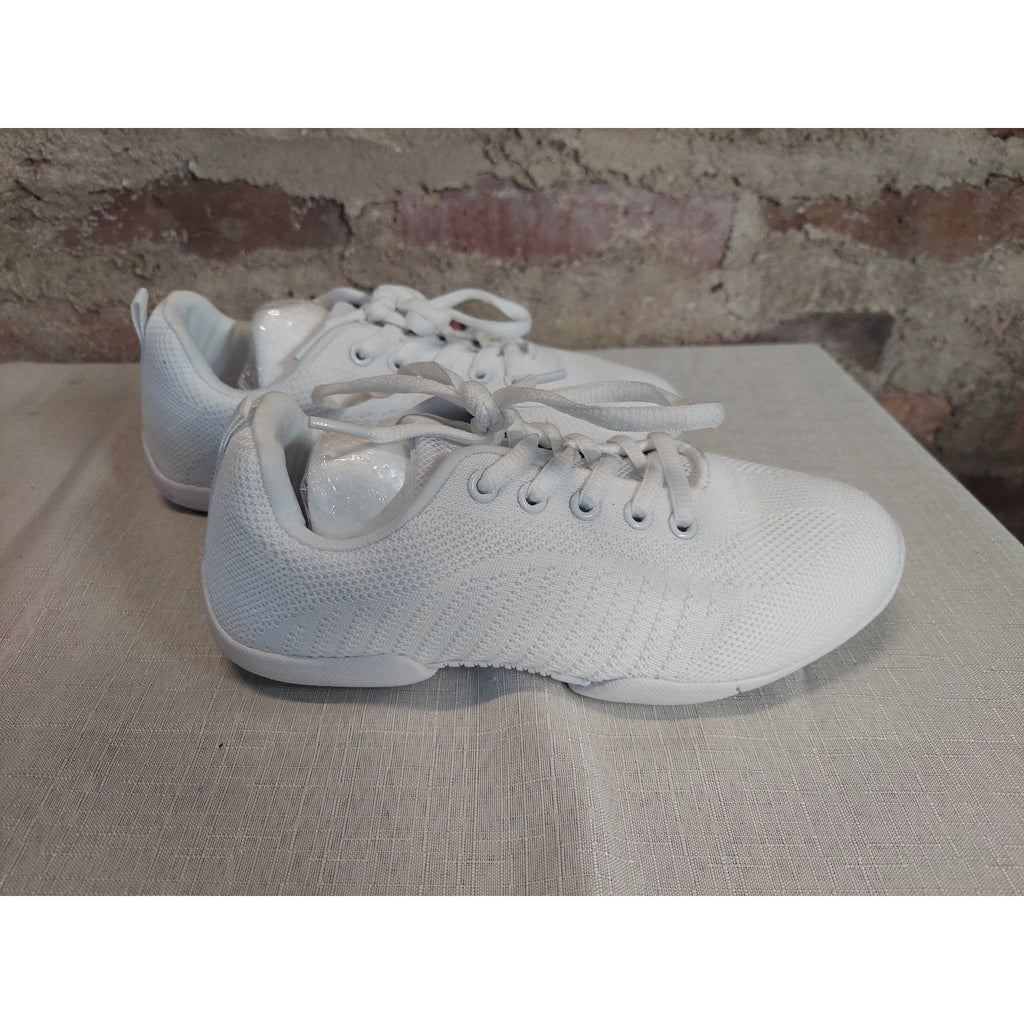 Cheerleading Dance Performance Shoes Split Sole Lightweight White Women 4