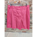 Worthington Womens Skirt Size 18 Pink Stretch Cotton Blend Pleated A Line