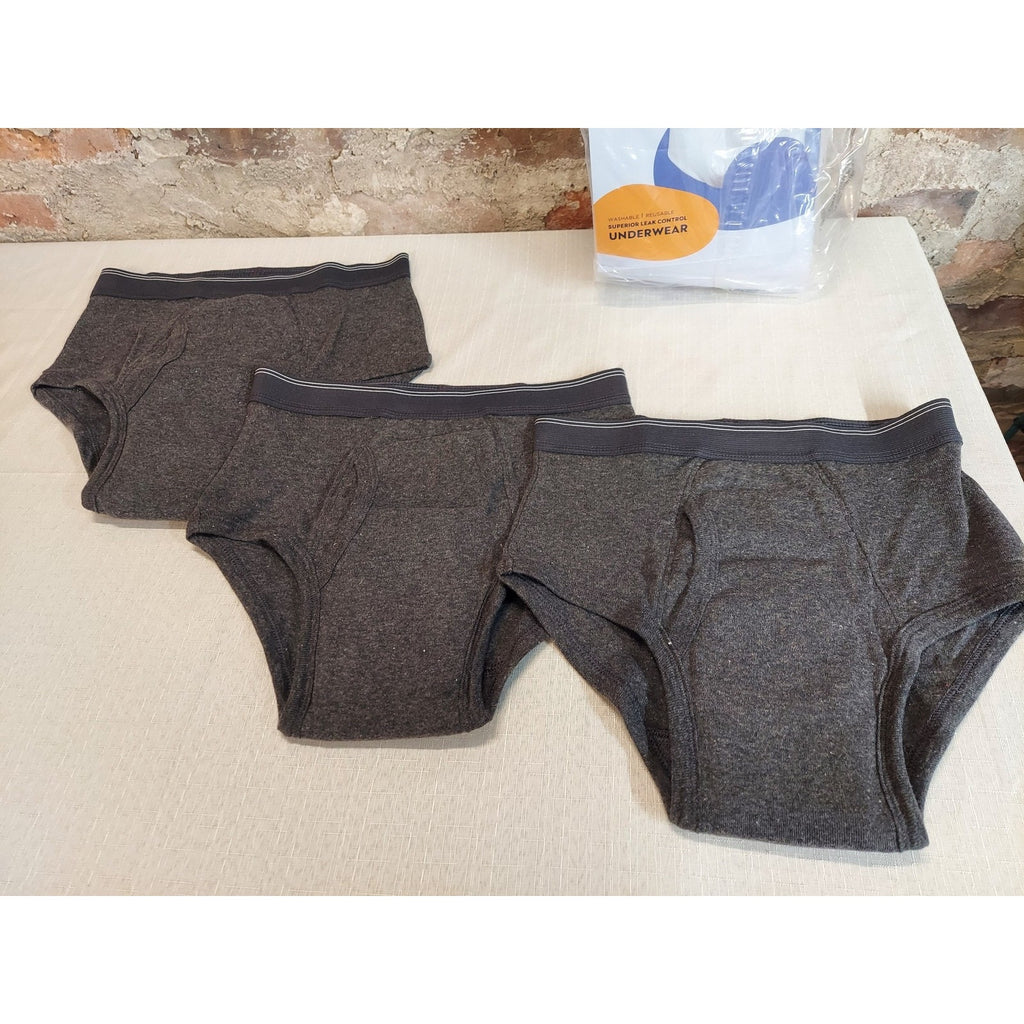 Wearever Mens Underwear Leak Control Washable Small S 30-32 Lot 3 Incontinence