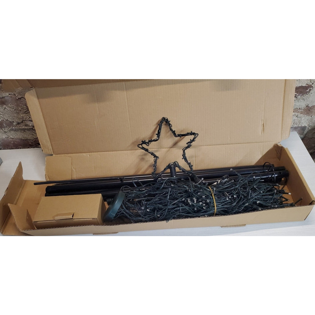 Christmas Tree Lights Outdoor Star Topper Waterfall String Holiday Decoration