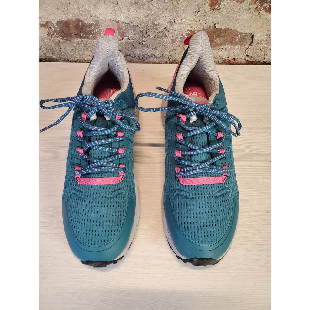 Avia Athletic Running Shoes Size 11 Teal Pink Mesh Upper Sneakers