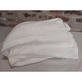 Bedsure Plush Fleece Blanket Cream Soft Cozy New Polyester Throw 104x88