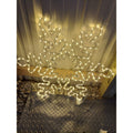 Illuminated LED Rope Light Snowflake Decoration 24 Inch Christmas Holiday Warm