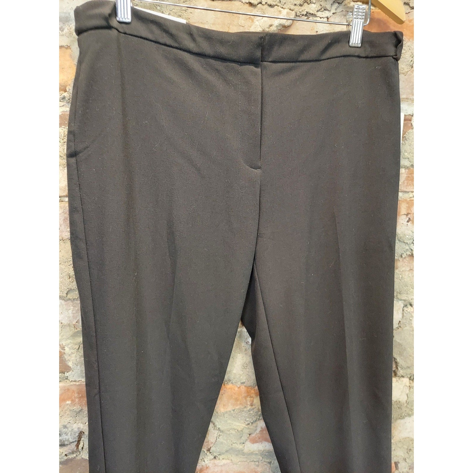 Calvin Klein Womens Pants Size 10 Black Highline Taper Leg Ankle NWT